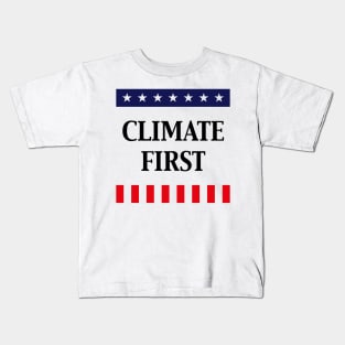 Climate First / Stars & Stripes (Climate Change) Kids T-Shirt